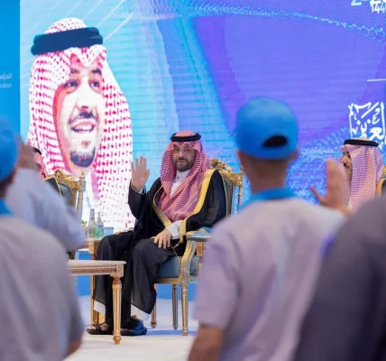 أميرِ الحدود الشمالية يرعى حفلَ خريجي منشآت التدريب التقني والمهني بالمنطقة